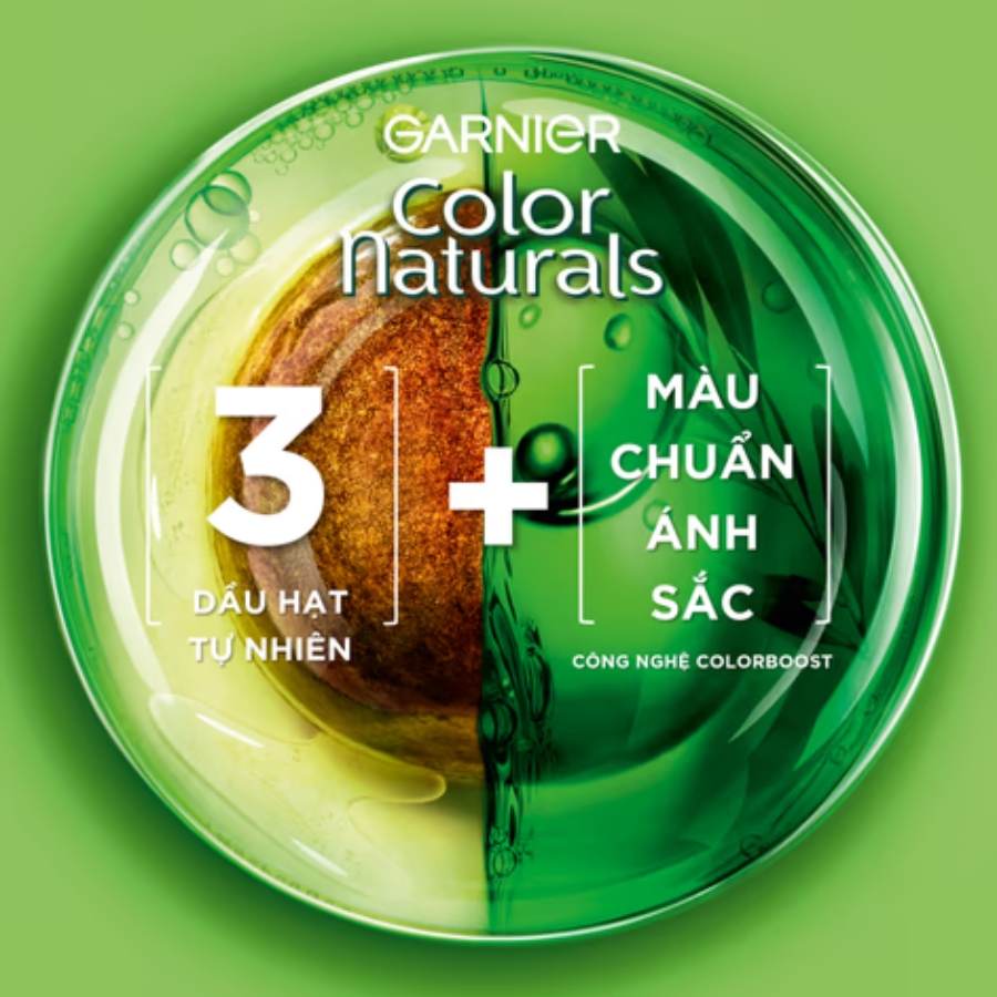Kem Nhuộm Tóc Garnier Color Naturals Creme Riche Màu 6.26 Đỏ Mận (Gói)