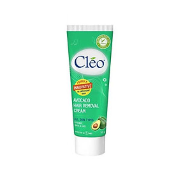 Kem Tẩy Lông Cleo Avocado Hair Removal Cream Chiết Xuất Bơ Công Thức Đột Phá 50g