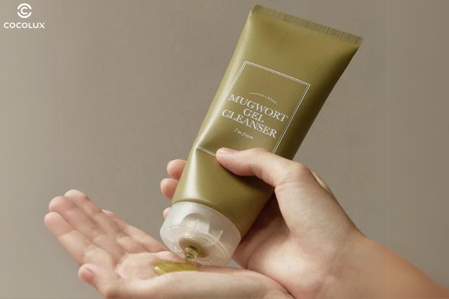 Kết cấu của Gel rửa mặt I'm From Mugwort