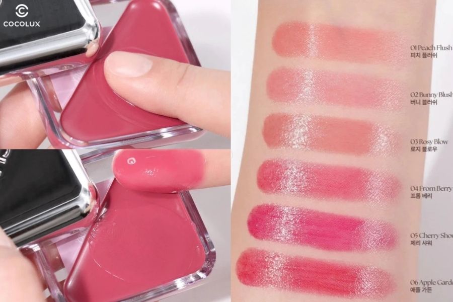 Kết cấu của Clio Essential Lipcheek 2in1