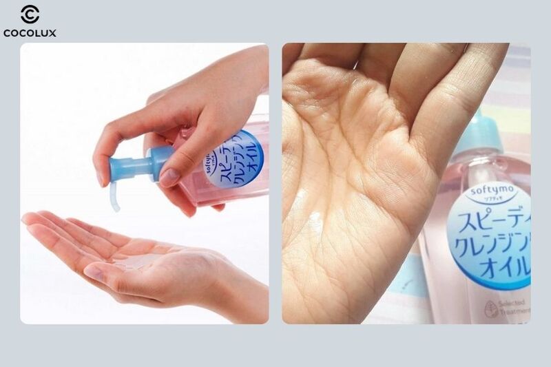 Kết cấu của dầu tẩy trang Kos&eacute; Softymo Speedy Cleansing Oil