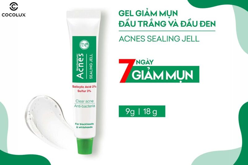 Kết cấu của Gel dưỡng Acnes kháng khuẩn, ngăn ngừa và giảm mụn