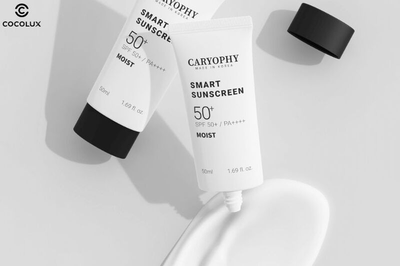 Kết cấu của kem chống nắng Caryophy Smart Sunscreen Moist dưỡng ẩm