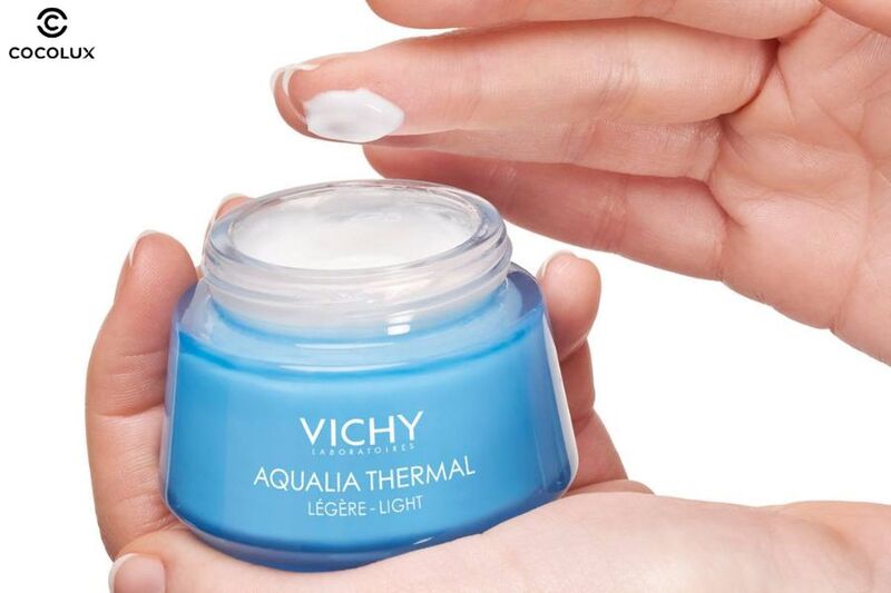 Kết cấu của kem dưỡng Vichy cấp ẩm cho da khô, mất nước & nhạy cảm 50ml