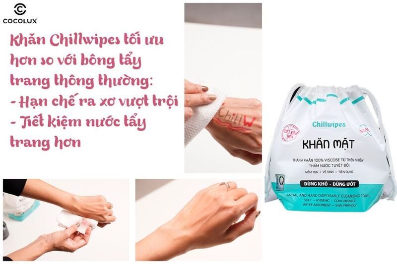 Kết cấu của Khăn mặt khô Chillwipes