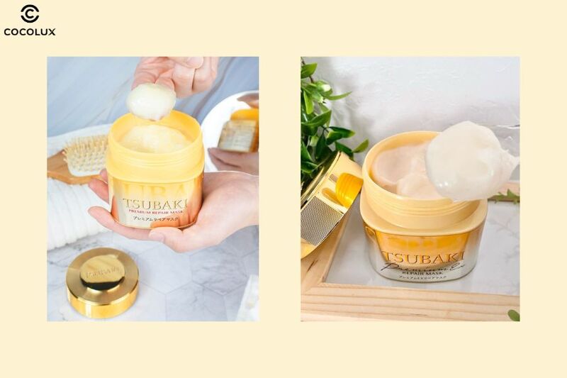 Kết cấu của mặt nạ t&oacute;c TSUBAKI phục hồi hư tổn