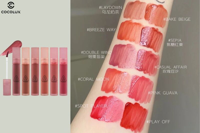 Kết cấu của son kem 3CE Blur Water Tint 