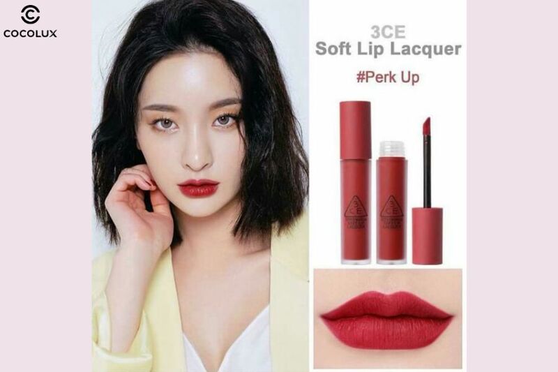 Son Kem 3CE Soft Lip Lacquer Perk Up