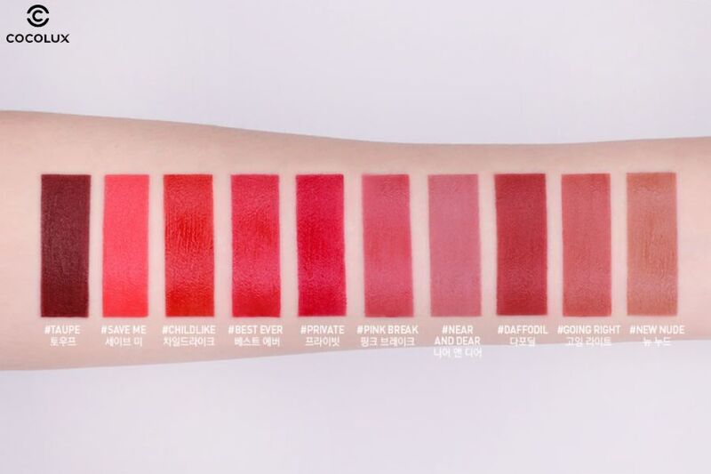 Kết cấu của son kem 3CE Velvet Lip Tint 