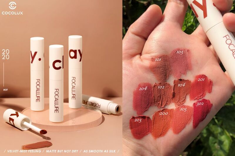 Kết cấu của son kem Focallure Clay Pillowy Soft Liquid Lipstick FA179