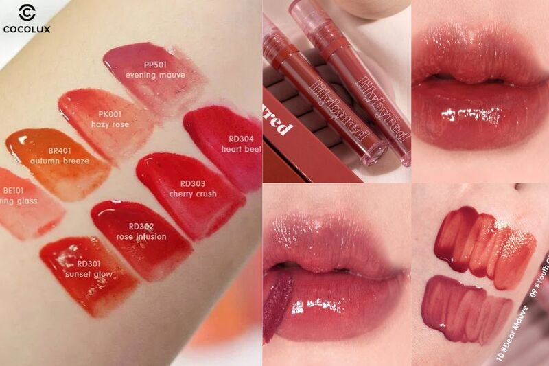 Kết cấu của son Tint Lilybyred Glassy Layer Fixing Tint