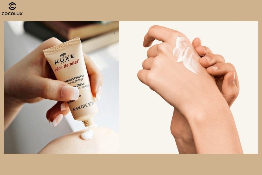 Kết cấu của kem dưỡng da tay Nuxe