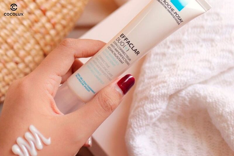 Kem Dưỡng La Roche - Posay Effaclar Duo (+) có kết cấu dạng gel mỏng nhẹ dễ dàng thẩm thấu qua da