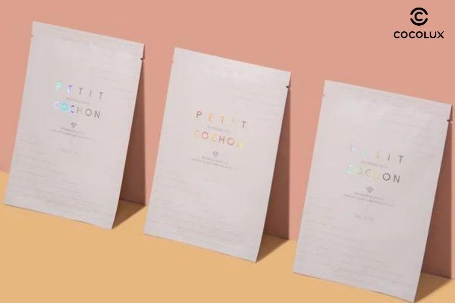 Kết cấu mùi hương mặt nạ Petit Cochon Whitening Mask Dưỡng Trắng