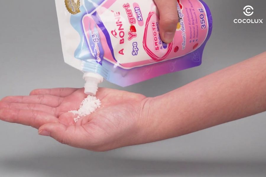 Kết cấu m&ugrave;i hương Muối Tắm A Bonne Sữa Chua