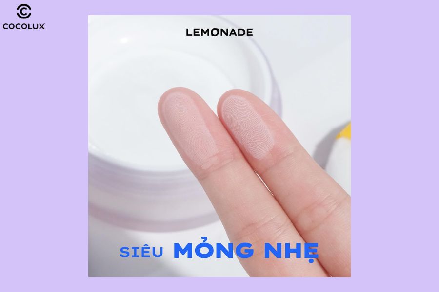 Kết cấu của Lemonade Supermatte No Makeup Loose Powder