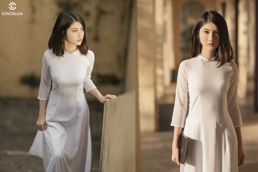Tóc ngắn ngang vai uốn cụp ôm sát khuôn mặt