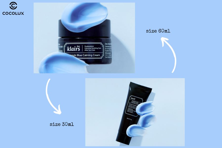 Chất kem m&agrave;u xanh dịu m&aacute;t, thẩm thấu nhanh, gi&uacute;p l&agrave;m dịu v&agrave; phục hồi l&agrave;n da nhạy cảm, tổn thương