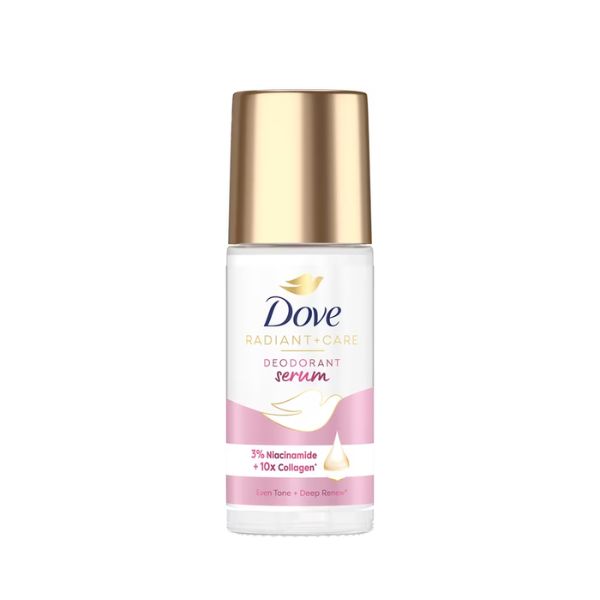 Lăn Khử Mùi Dove 3% Niacinamide +10x Collagen 45ml Tinh Chất Serum Sáng Mịn Đều Màu