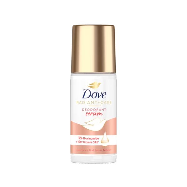 Lăn Khử Mùi Dove 3% niacinamide +10x Vitamin C&E 45ml Tinh Chất Serum Thu Nhỏ Lỗ Chân Lông 45ml