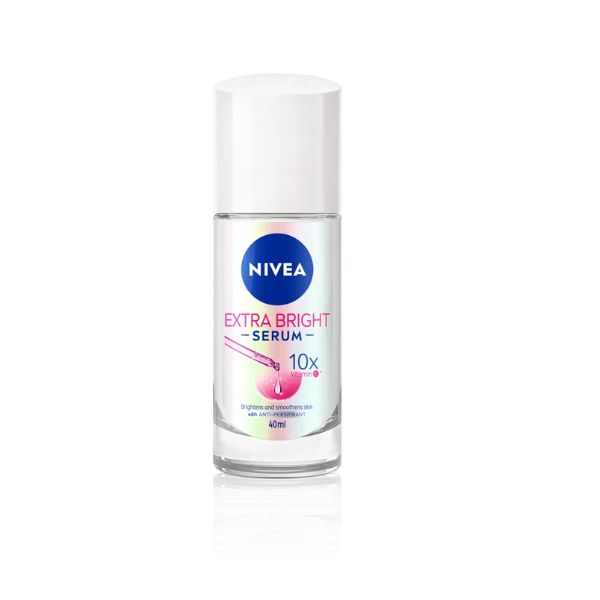 Lăn Khử Mùi Nivea Extra Bright Serum 10x Vitamin C Dưỡng Sáng 40ml