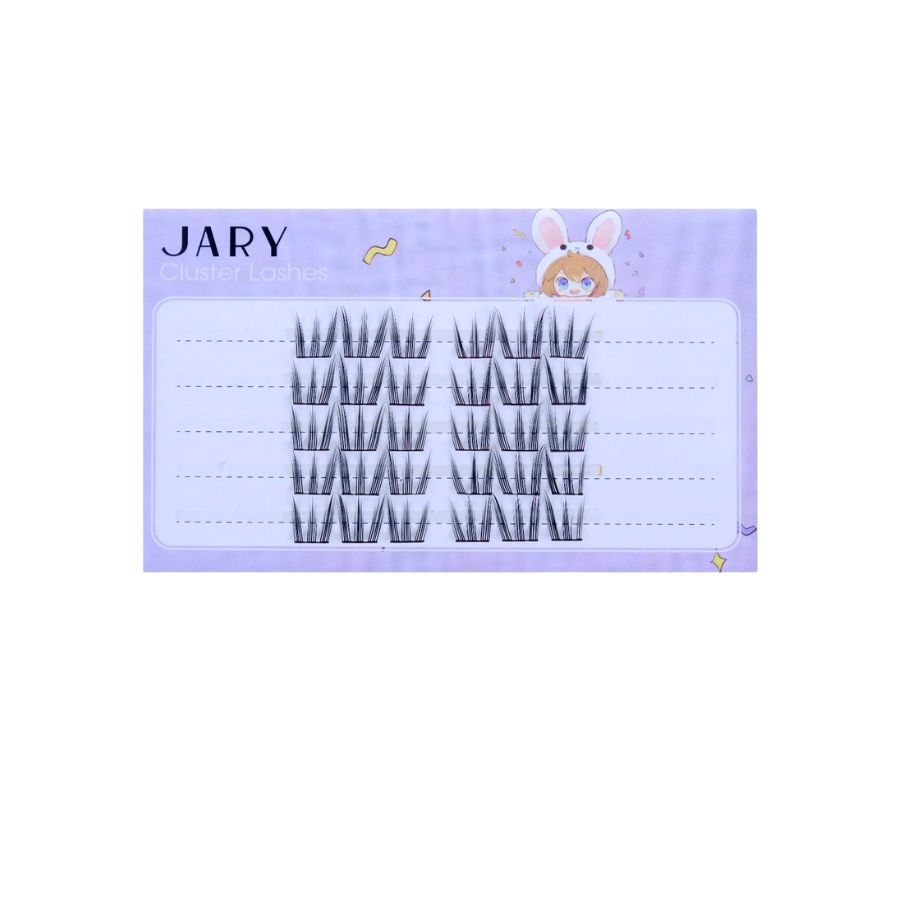 Lông Mi Giả Jary Cluster Lashes Hộp 5 Hàng - C6 Vuốt Mèo