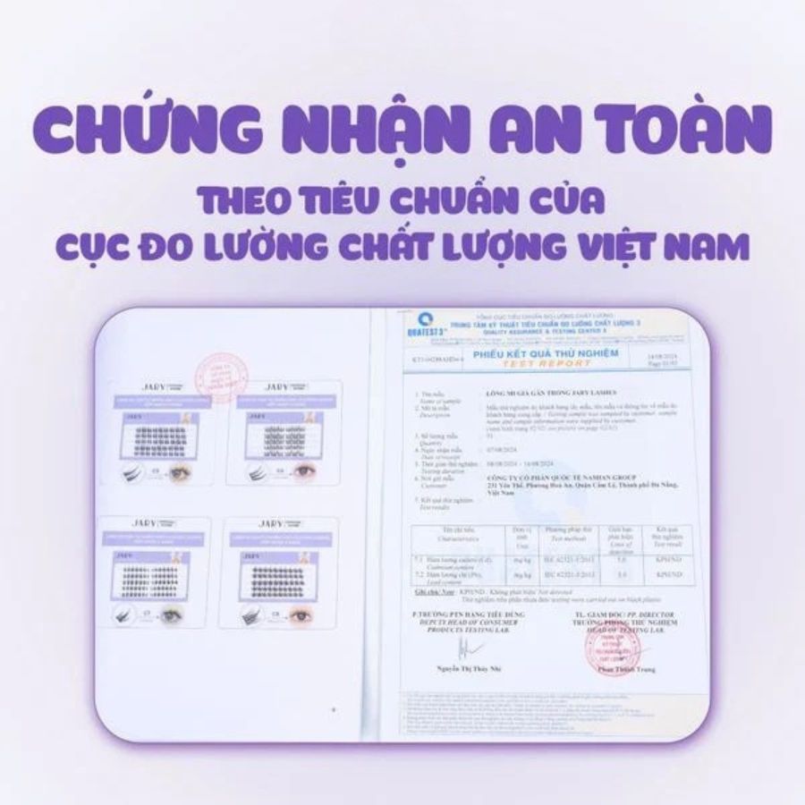 Lông Mi Giả Jary Cluster Lashes Hộp 5 Hàng - C7 Cosplay