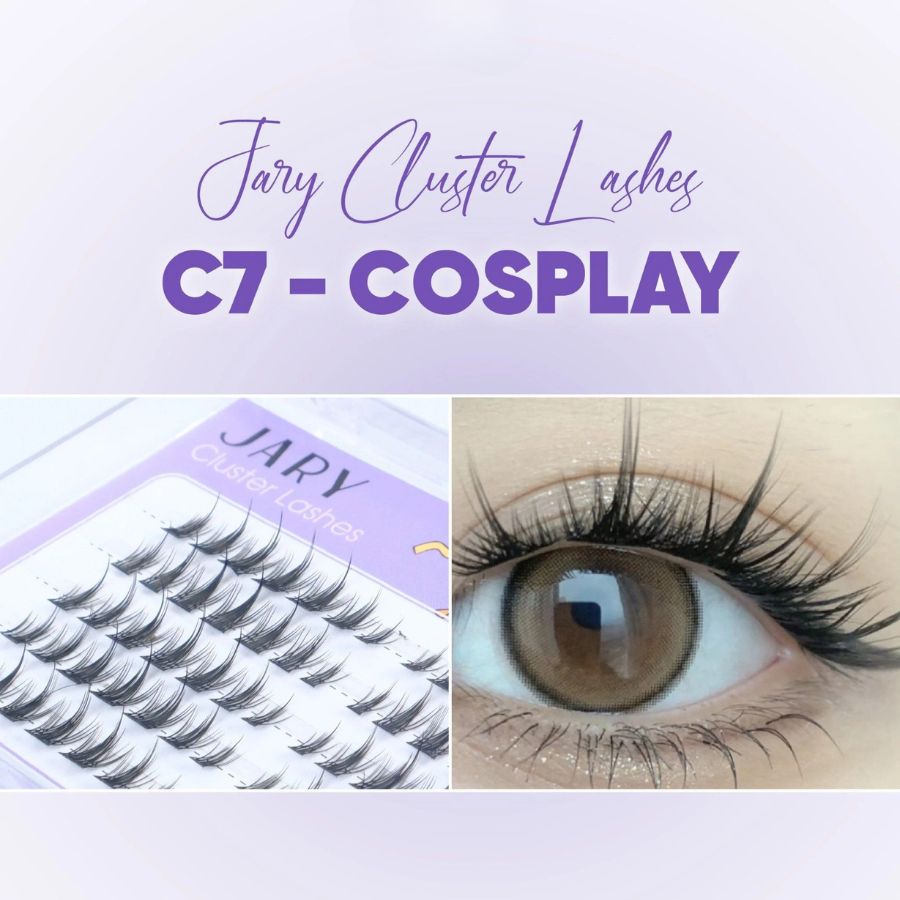 Lông Mi Giả Jary Cluster Lashes Hộp 5 Hàng - C7 Cosplay
