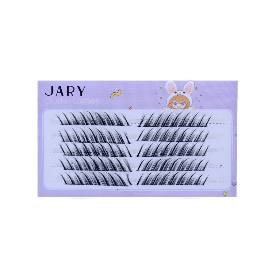 Lông Mi Giả Jary Cluster Lashes Hộp 5 Hàng - C10 Xéo Mắt Cáo