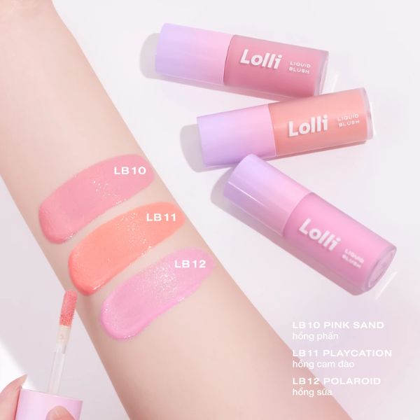 Má hồng dạng kem Ofelia Loli Liquid Blush - Màu Sắc: LB12 Polaroid