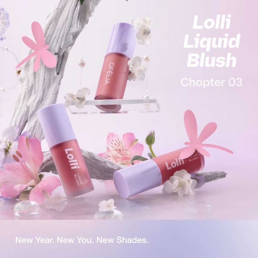 Má hồng dạng kem Ofelia Loli Liquid Blush - LB9 Tipsy