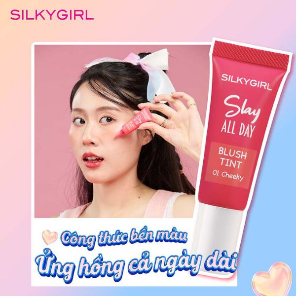 Má Hồng Dạng Kem Silkygirl Slay All Day Bush Tint 01 Cheeky