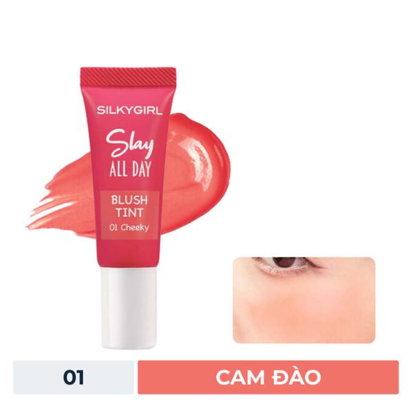 Má Hồng Dạng Kem Silkygirl Slay All Day Bush Tint 01 Cheeky