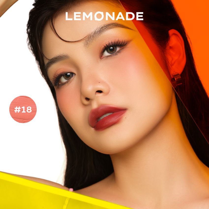 Má Kem Lemonade Perfect Couple Blush 2 Đầu Mịn Lì - Màu 18