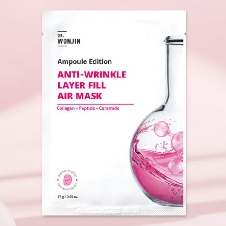 Mặt nạ Dr.Wonjin Ampoule Edition ANTI-WRINKLE Layer Fill Air Mask - Hồng