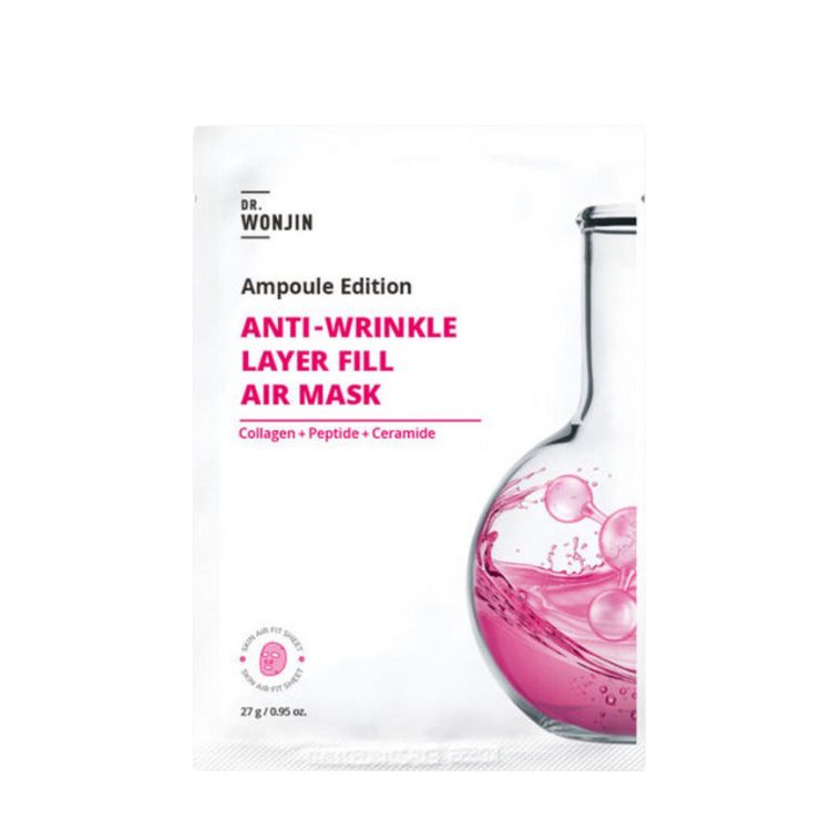 Mặt nạ Dr.Wonjin Ampoule Edition ANTI-WRINKLE Layer Fill Air Mask - Hồng