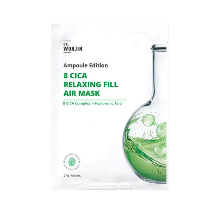 Mặt nạ Dr.Wonjin Ampoule Edition CICA Relaxing Fill Air Mask - Xanh Lá