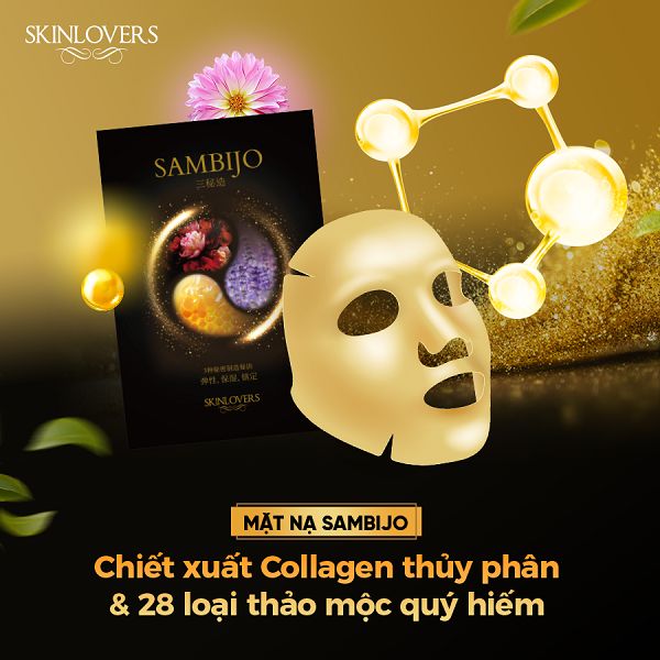 Mặt nạ dưỡng da Skinlovers Sambijo 10 miếng (hộp)