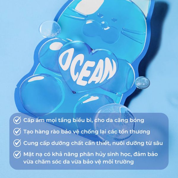 Mặt Nạ EDIT.B Waterfull Gummy Ocean Dưỡng Ẩm 25ml