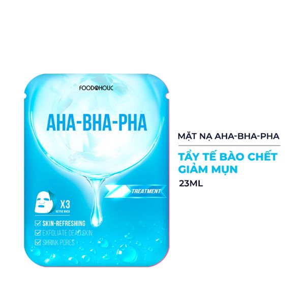 Mặt Nạ Food A Holic - Acid Tẩy Tế Bào Chết, Giảm Mụn AHA-BHA-PHA 1 PCS