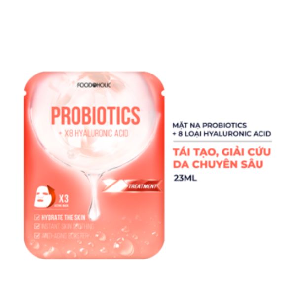 Mặt Nạ Food A Holic - Probiotics Giải Cứu Da, Tái Tạo Chuyên Sâu 1 PCS