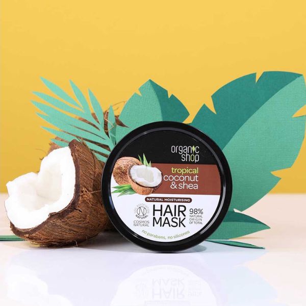 Mặt Nạ Tóc Organic Shop Coconut & Shea Natural Moisturising Hair Mask 250ml