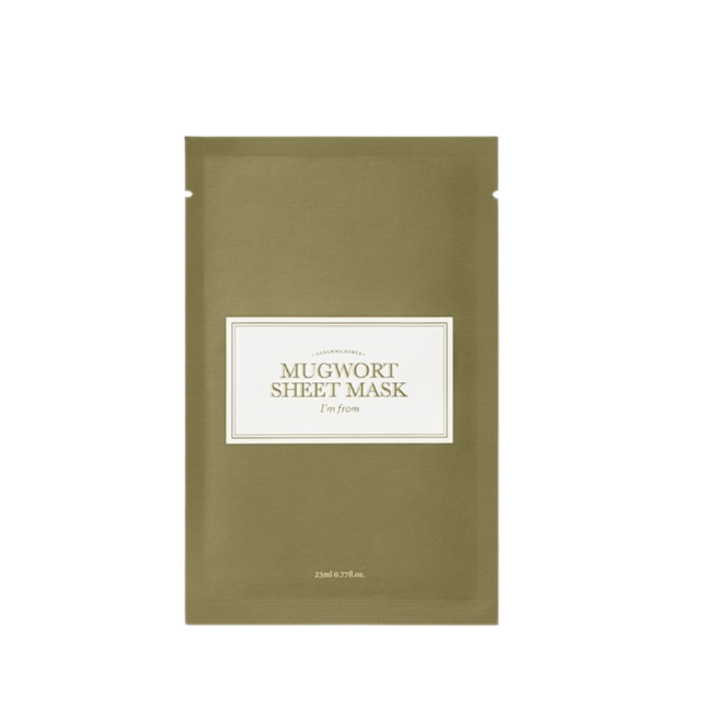 Mặt Nạ I'm from Mugwort Sheet Mask Chiết Xuất Ngải Cứu Làm Dịu Da 20ml