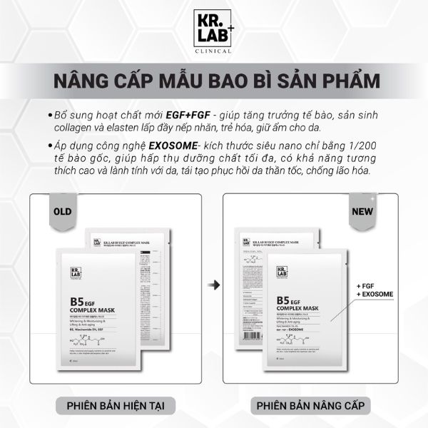 Mặt Nạ Kr.Lab+ B5 EGF Complex Cấp Ẩm Phục Hồi