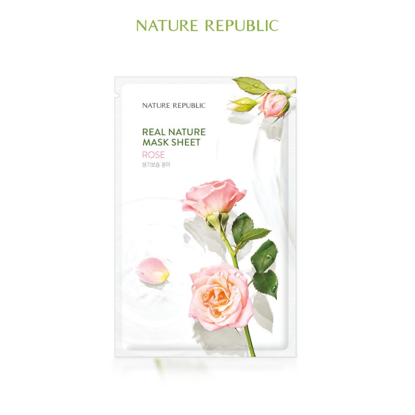 Mặt Nạ Nature Republic Rose - Chiết Xuất Hoa Hồng 23ml