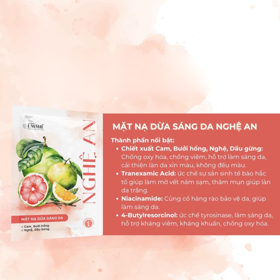 Thành phần của mặt nạ Nghệ An