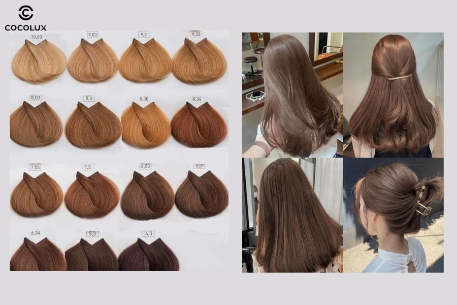 Da ngăm s&aacute;ng, trung b&igrave;nh v&agrave; đậm c&oacute; những m&agrave;u t&oacute;c ri&ecirc;ng biệt gi&uacute;p gương mặt rạng rỡ hơn