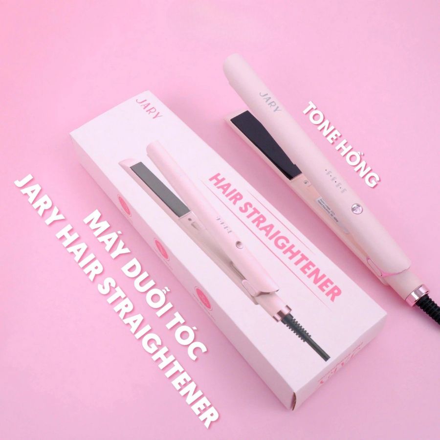 Máy Duỗi Tóc Jary Hair Straightener - Màu Hồng