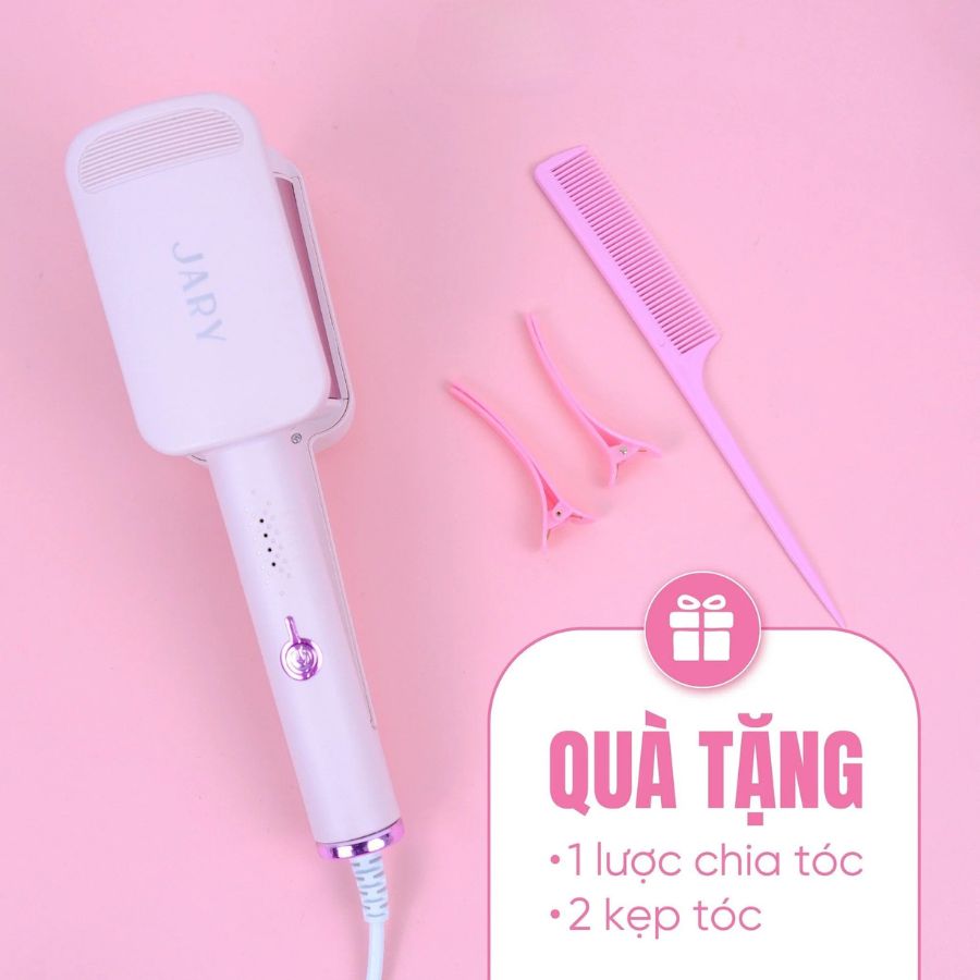 Máy Làm Tóc Jary Water Wave Hair Crimper Bấm Sóng Nước - Màu Hồng