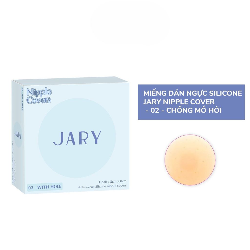 Miếng Dán Ngực Jary Silicone Jary Nipple Cover - 02 Chống Mồ Hôi